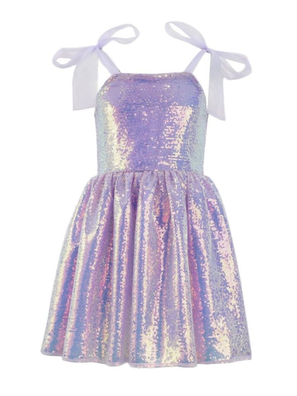 Lavender Sequin Tank Dress
